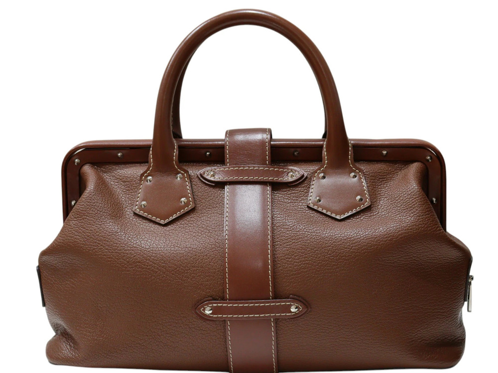 Louis Vuitton Ingenieux Tones Brown Handbag Clasp Suhali Brown
